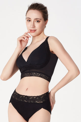 Wireless Bra (Horse Oil Fabric-Casual Style)